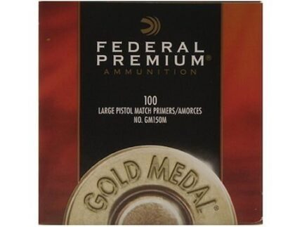 Federal Premium Gold Medal Large Pistol Match Primers #150M Box of 1000 (10 Trays of 100)
